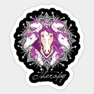 Mandala Unicorn Spirit Sticker